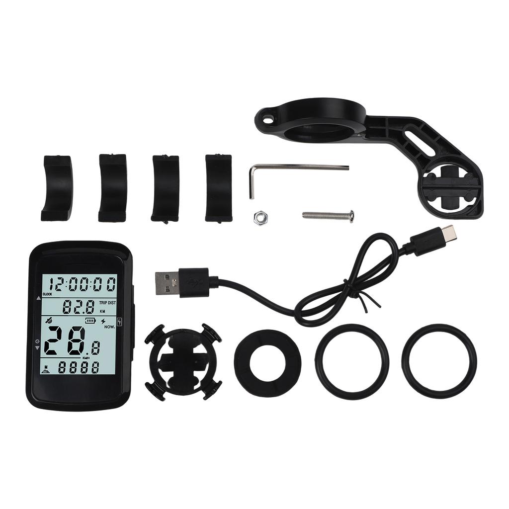 Bicycle GPS Speedometer LCD Display Speedometer Wireless Odometer