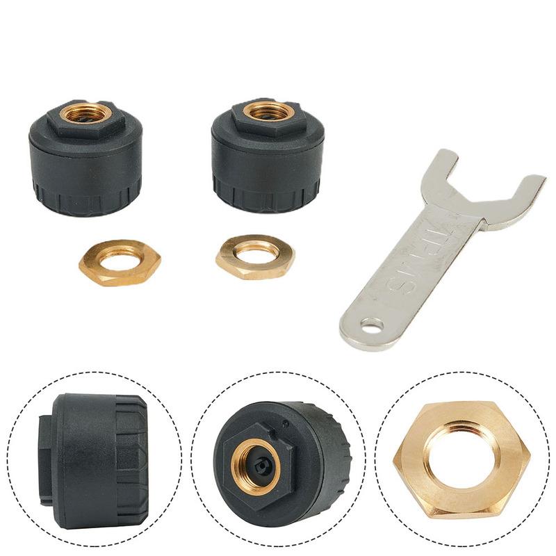 

2Pcs Motorcycle TPMS Tire Pressure Sensor External Tire Pressure Sensors Tire Pressure Sensors Intelligent Tire Pressure Monitor