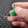 Green Jade Water Drop Pendant Necklace