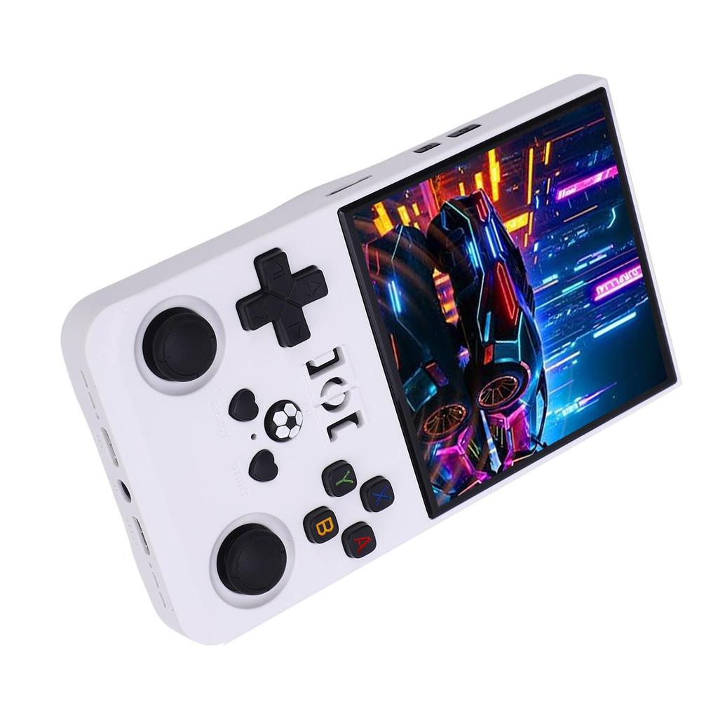 Handheld Game Console Built In 18000 Games 4in 720x720 Screen 4000mAh Portable Pocket Game Console White