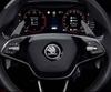 LQP4 2025 Nové 1ks 3D 42mm 43mm auto Znak Středový znak volantu nálepka Obtisk Styling Auto doplňky Pro Skoda