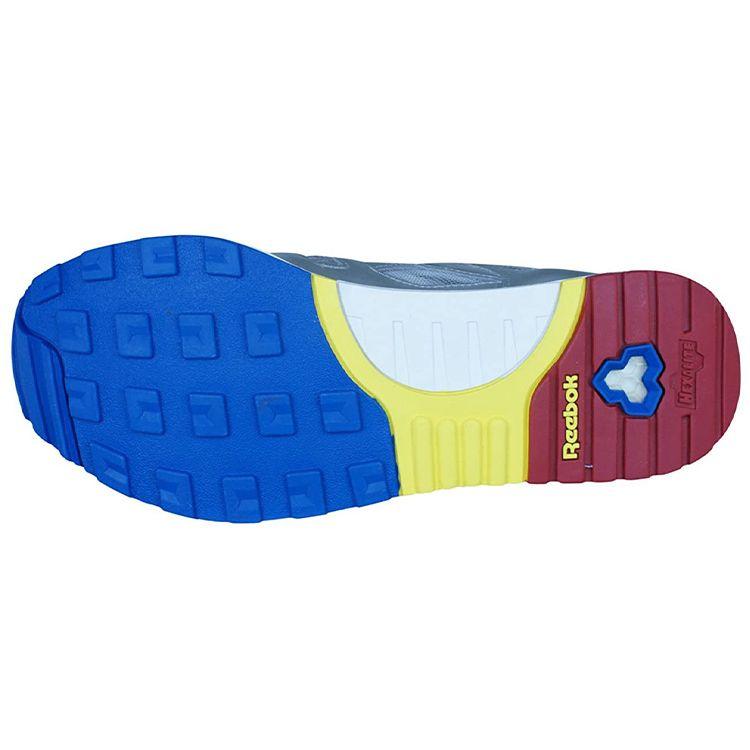 Reebok Comfortable Y2K Retro Synthetic Leather Low-Top Running Shoes Men Sneakers Silver Blue Red V70616