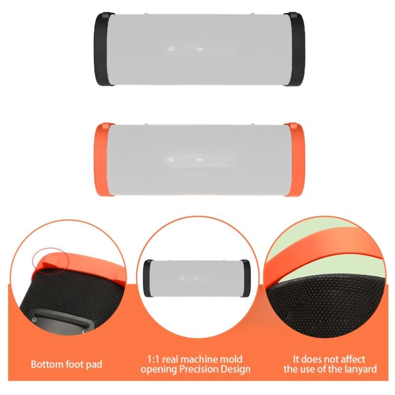 Étui de Protection en Silicone pour Haut-parleur Housse d'Enceinte Entretien Facile Parfait pour les Familles avec Enfants ou Animaux de Compagnie
