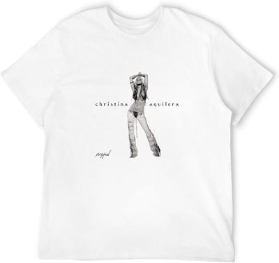 Christina Aguilera - Stripped Album Cover Men T Shirt DTG  T Shirt White