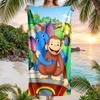 Curious George Fashion Beach Towel: Ideal for Summer Adventures Soft, absorbent and quick drying suitable for swimming and bathing