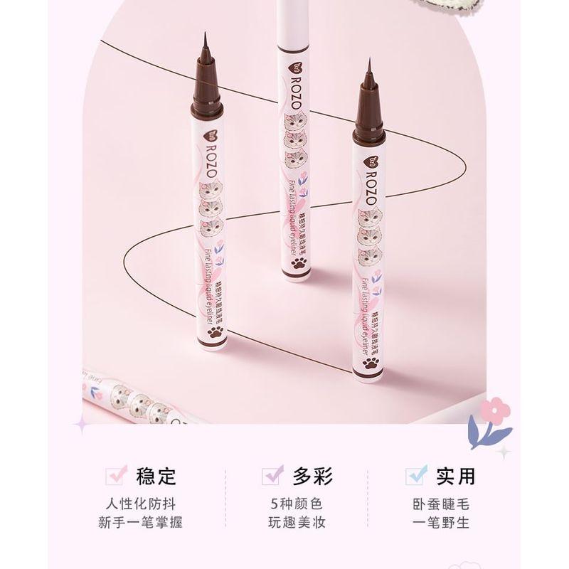 ROZO - Cat Print Fine Longwear Liquid Eyeliner - 5 Colors