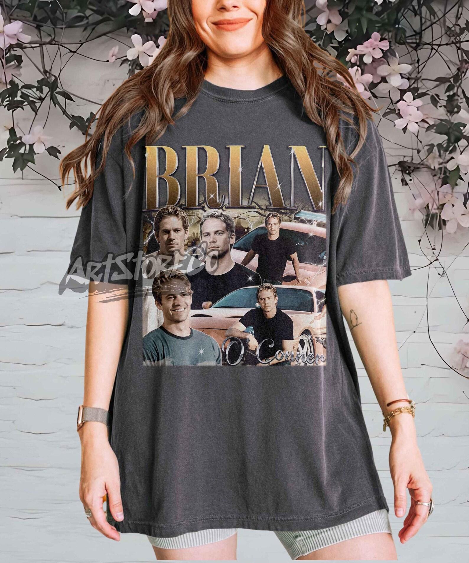 Brian O Conner Retro T-Shirt, Street Racing Inspired Graphic Tee 2XL