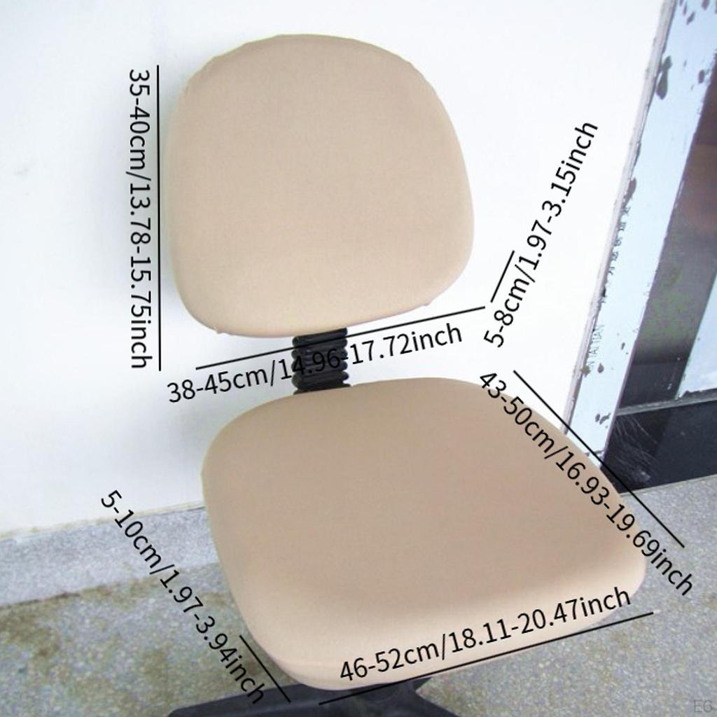 Cover for Office Swivel Chairs, Seat And Back Cover, Removable Covers Computer Chairs