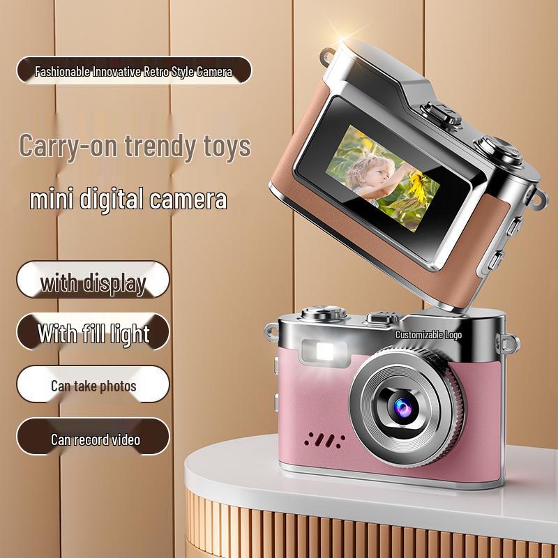 

Portable Retro Mini CCD HD Camera - Ideal Student Gift Brown [Standard, No Card]