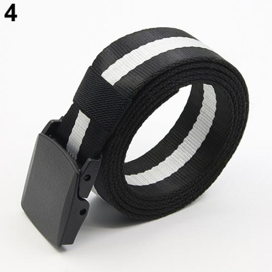 Men's Fashion Practical Sport Tactical Military Nylon Buckle Waist Belt Waistband