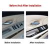 Carbon Fiber Car Window Lift Switch Panel Trim Decorative Stickers Car Styling For BMW Old 5 Series E60 2005-2010