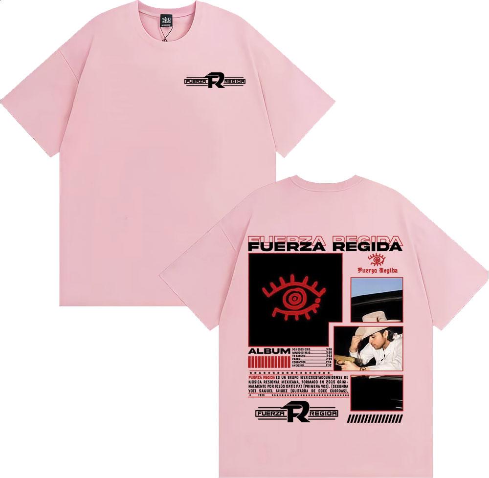 Fuerza Regida 111XPANTIA 2025 Album Tshirts Men Women Hip Hop Punk Style Oversized T Shirt Cotton 100 Short Sleeve Tshirt Tops