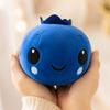 Plush Stuffed Blueberry Toy Soft Squeeze Cute Round Shape Comfortable Feel Suitable for Kids and Adults