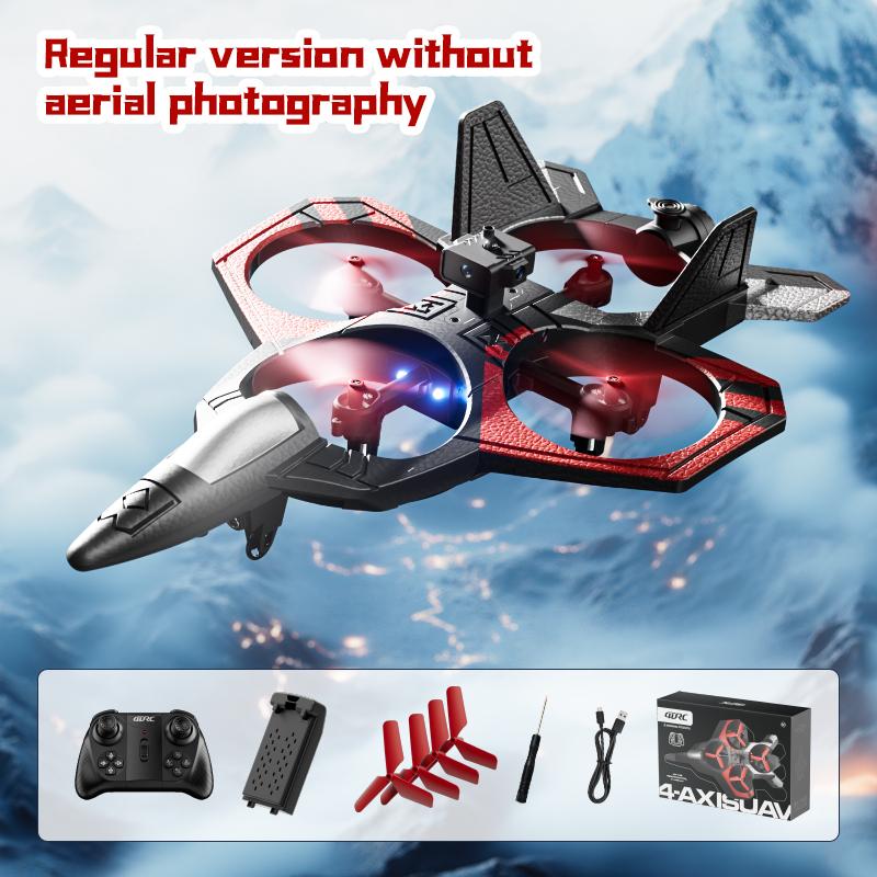 

2025 New V46 RC Foam Aircraft Plane With Led light 2.4G Glider Remote Control Fighter RC Plane Airplane Foam Toys For Boys Gift