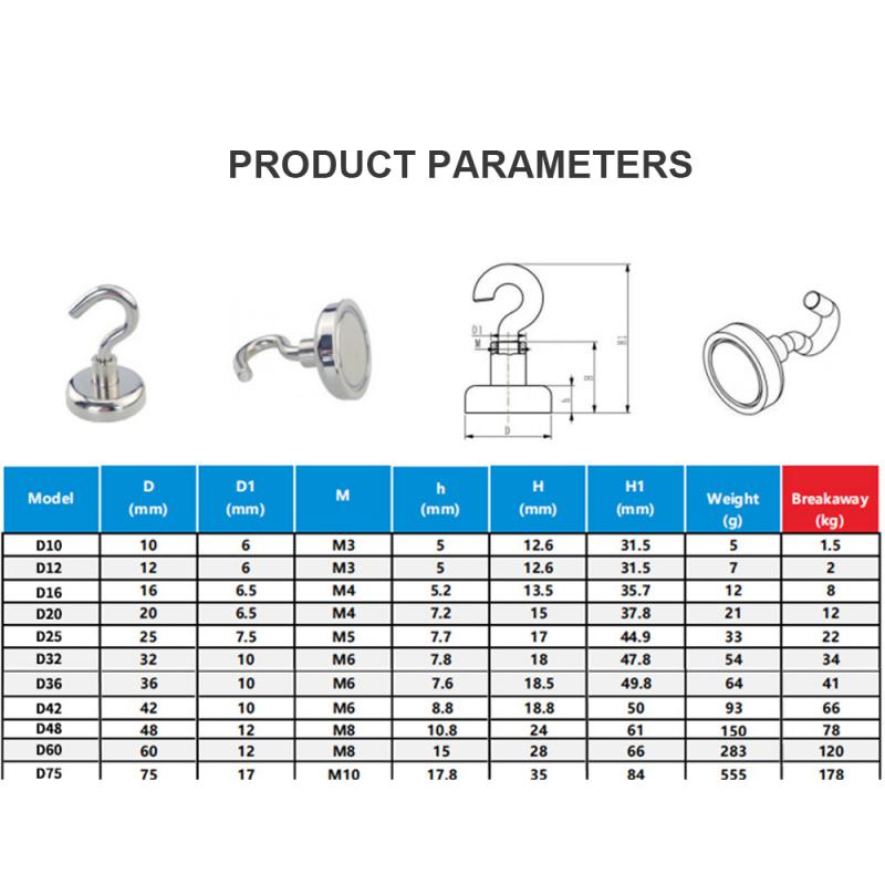 Strong Magnetic Hooks Multi-Purpose Storage Hooks Home Kitchen Bar Storage Hooks Key Storage Hooks Bathroom Hangers for daily use