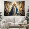 VIKAMA Angel Surrounding Holy Art Religious Tapestry Living Room Sofa Background Wall Decoration Church Prayer Room Tapestry