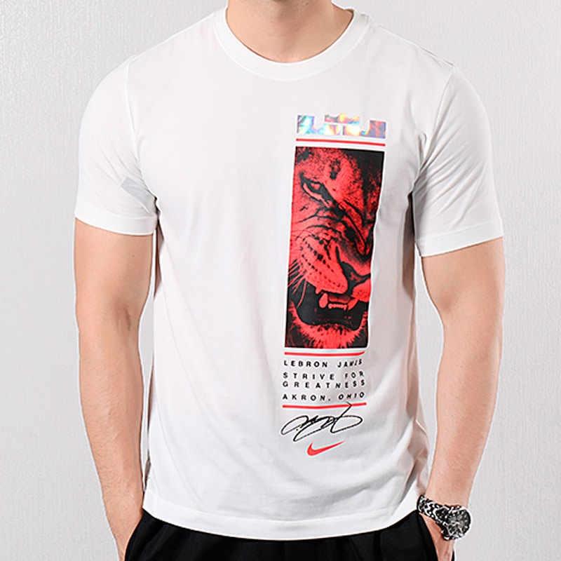 Nike Dri-Fit Lebron James Lion King Short-Sleeved Male Sail White Men's BQ3629-133