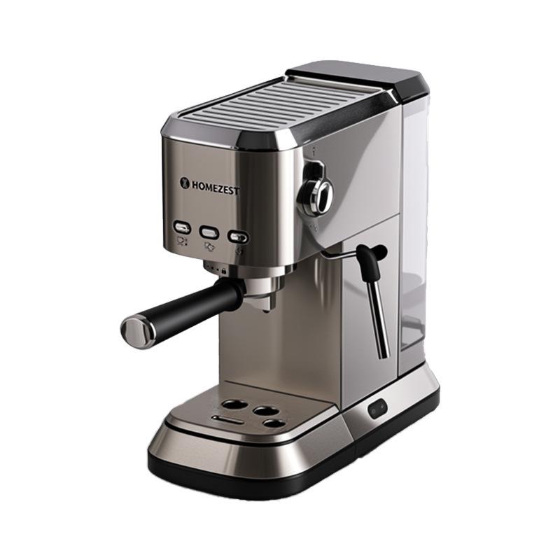 Cross Semi-Auto Espresso Machine - 19 Bar, Home/Office Compatible, Steam Milk Frother