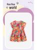 Girls' Cartoon Princess Dress - Cotton Short Sleeve Summer Fashion