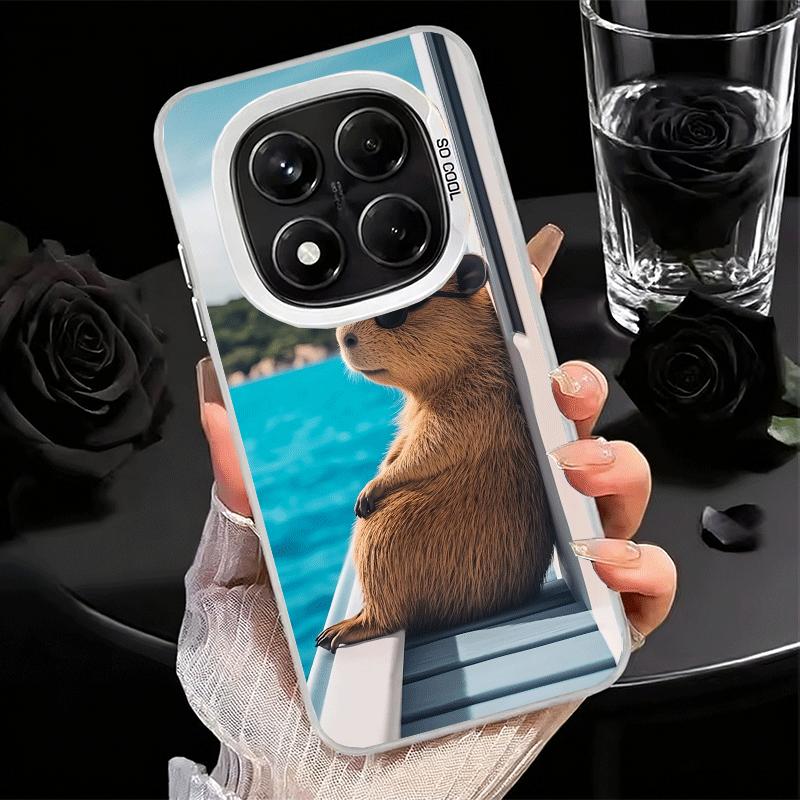 Animal Capybara Cute Soft Phone Case for Samsung Galaxy S24 S25 FE S26 Edge S23 Ultra S22 Plus S21 + Shockproof Cover Back Shell