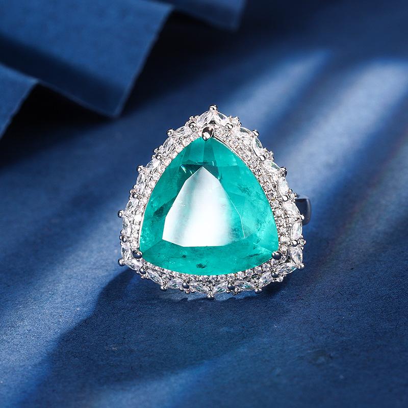 

Осенне-зимние украшения Медная основа Позолота Имитация изумруда Премиум набор 17 * 17-12 * 12