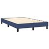 Maison Exclusive - Sommier à lattes de lit avec matelas Bleu 120x200 cm Tissu