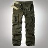 Herren Cargo-Hose mit lockerem Schnitt und vielen Taschen - Strapazierfähig, Übergröße, Gerades Bein, Lässige Outdoor-Sporthose