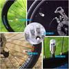 4 Pack LED Valve Stem Caps Lights for Car Tires Wheel Assemblies Auto Motion Light up in Dark Air Neon Bicycle Motorcycle Tyre Bike Truck Golf Cart