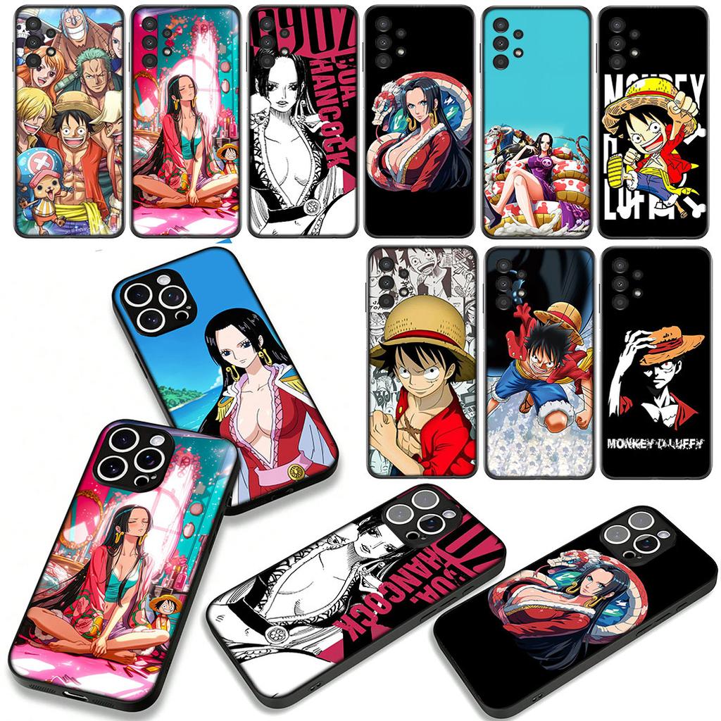 Cover One Piece Luffy Boa Hancock for Motorola Moto G04 G13 G14 G22 G23 G20 G32 G34 G35 G64 G82 G84 G53 G60 G72 E14 E15 E13 Case