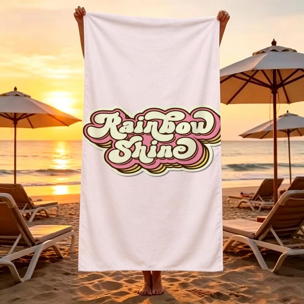 Anime C-Cute Vintage Towel Microfiber soft Beach Towel for Travel Fitness Sauna Bathing Camping