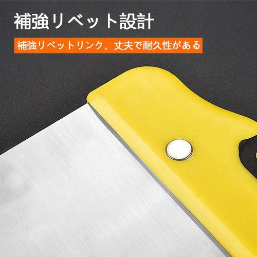 Stainless Steel Putty Spatula, Non-slip, Professional-grade Finishing Tool for Plastering and Interior Repairs, Width Approx.