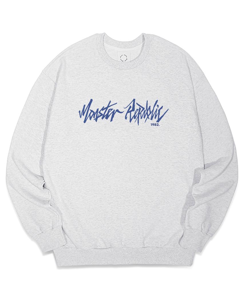 MONSTER REPUBLIC Fly Midnight Blue Sweatshirt Melange Gray