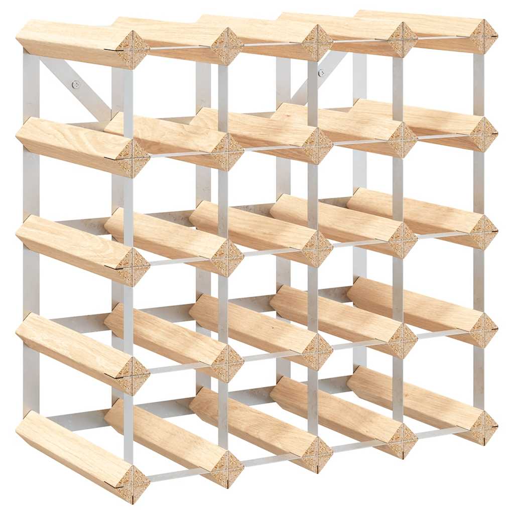 20 Bottle Wine Rack Solid Pine Wood