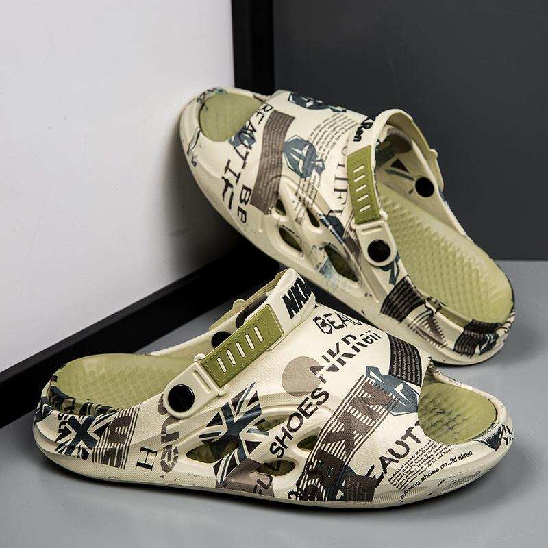 Fashion Slippers for Men Slip-resistant Sandals Man Platform 2025 Fashion Shoes Eva Adult Summer Sale Low Price Clappers Designer Luxury