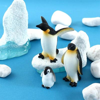 Cute Resin Craft Penguin Model Seal Miniature Winter Figurine Micro Landscape Fairy Garden Ornament
