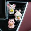 Car Air Stylish Vent Clip Rat Tiger Rabbit Dog Pig Perfume Clip Decoration Set