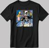 The Simpsons, Bart Simpson Drawing Short Sleeve White-Black Men's / Women's T Shirt L322