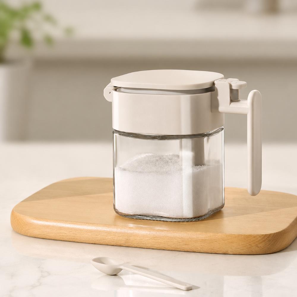 Moisture Proof Seasoning Jar Dustproof Salt Container Practical Sealed Spice Jar Home Kitchen