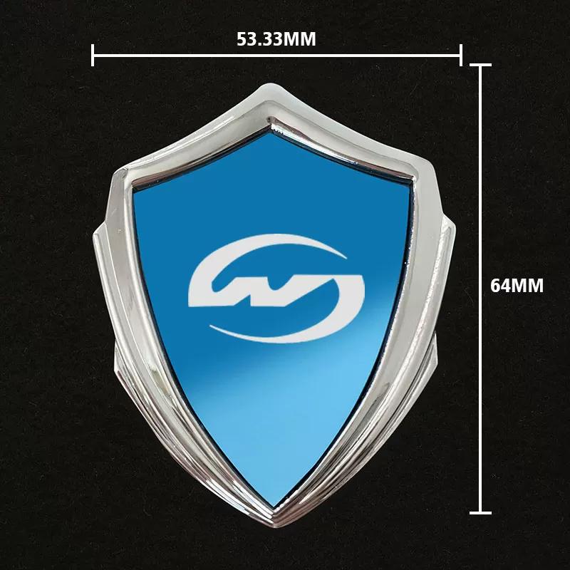 Wangjiang All-metal Sun-resistant and Non-fading Electric Motorcycle 3D Three-dimensional Car Sticker Modified Decorative Sticker Body Side Logo Badge