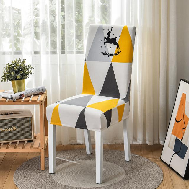 Spandex-elastische Stuhlhussen für Hochzeiten, Büro, Hotel, Stuhlbezug, Sitzbezug für Esszimmer, schützen für Haustiere