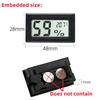 Mini Digital Humidity Meter Thermometer Hygrometer Sensor Gauge LCD Temperature Refrigerator Aquarium Monitoring Display Indoor