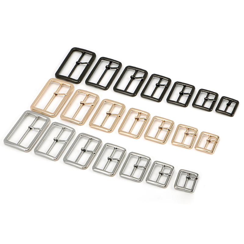 Metal Third Gear With Needle Belt Buckle Women And Men'S Clothing Design Half Buckle Luggage Clothing Buckle Accessories