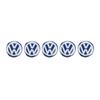 Car Key Shell Remote Control Sticker Round Shape Logo For Volkswagen VW Passat Golf 4 5 6 7 GTI Rline Tiguan Bora Polo Jetta Zj4