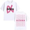 Summer Trendy 2026 Singer Aitana Ocana Tour Hippie T Shirt Cotton Tshirt Men's Y2K Casual Short Sleeves Tops Streetwear