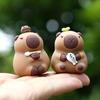 Trendy Capybara Plush Toy Blind Box - Creative Round Doll & Car Decoration