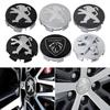 4 Pièces 60mm Cache-moyeu de Roue de Voiture Badge Autocollant Couvercle de Jante Pour Peugeot 206 307 308 3008 207 208 SW 407 508 2008 5008 107 106 205