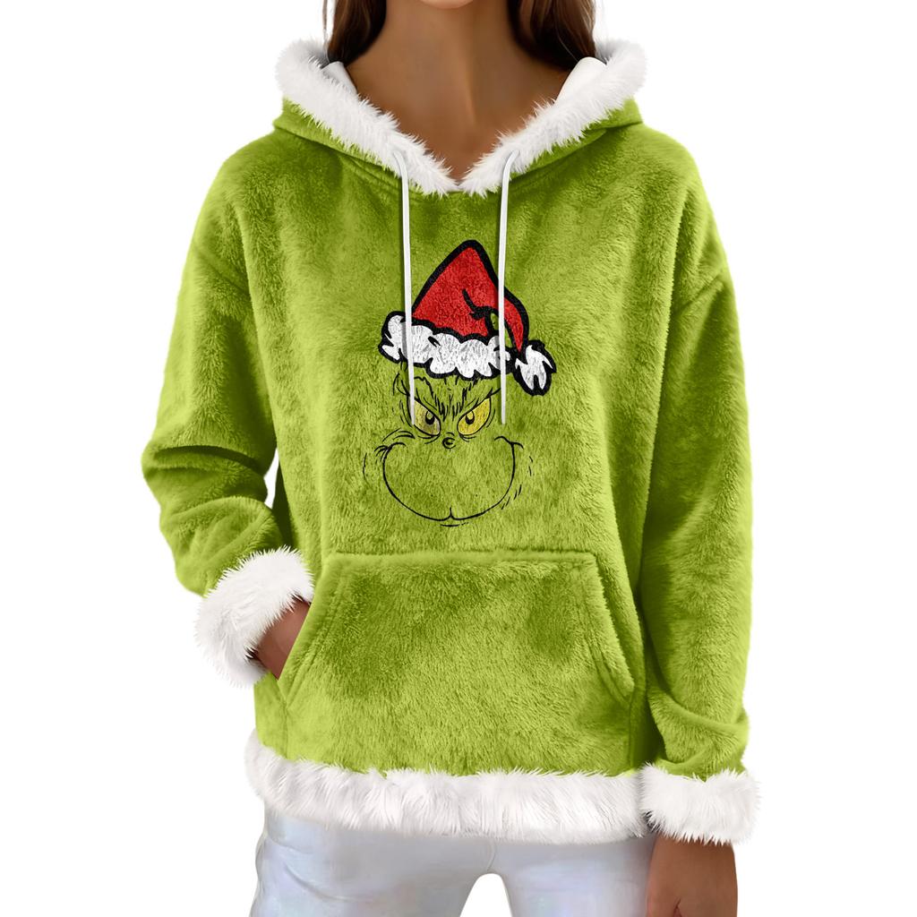 Hoodies For Women Oversized Winter Plush Cute Sweatshirts Pullover Trendy Fall Winter Clothes