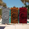 Towel Textile Bathrobe Colorful Beach Quick-Drying Lightweight Portable Camping Spiral Swim Pool Pattern Travel