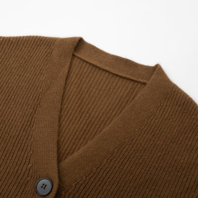 JOY SPEAKER Women's Relaxed Fit V-Neck Thick Knit Cardigan