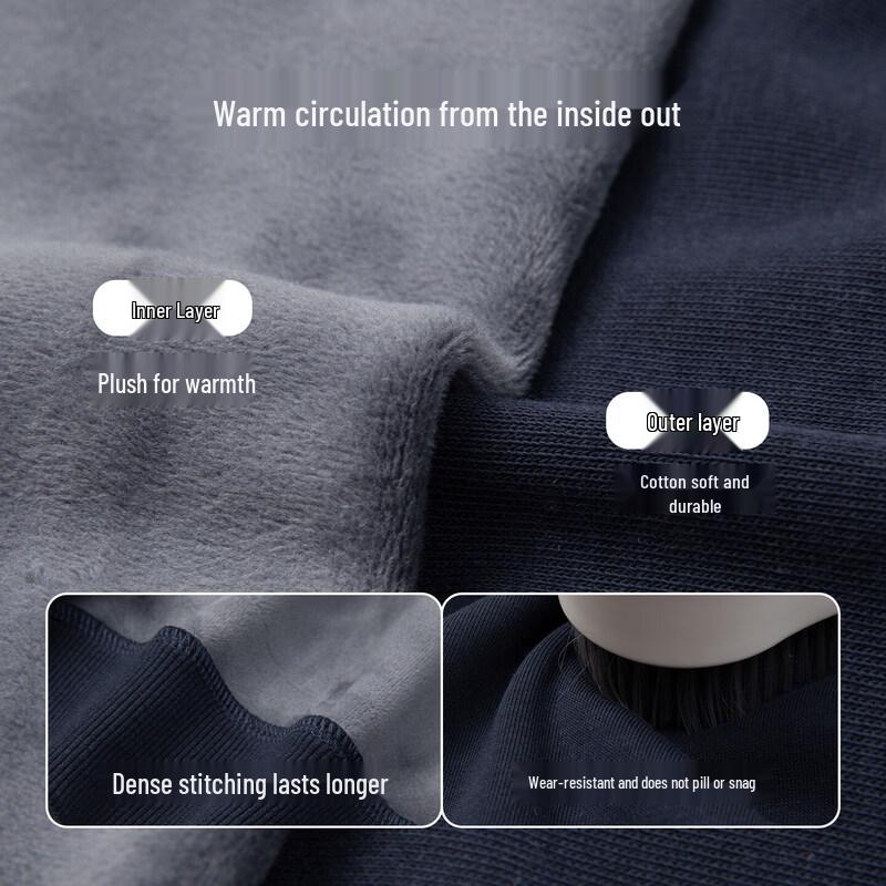 Boys' Polo Collar Fleece Sweatshirt